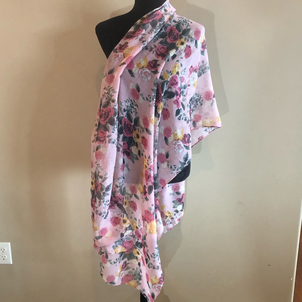 5 for $25 SALE large floral scarf
